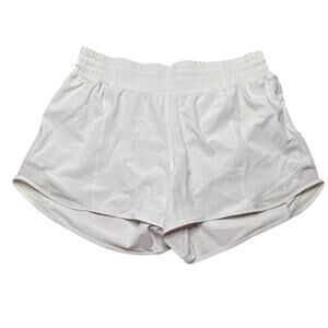 Lululemon Hotty Hot High-Rise Lined Short 4" Bone Size 10